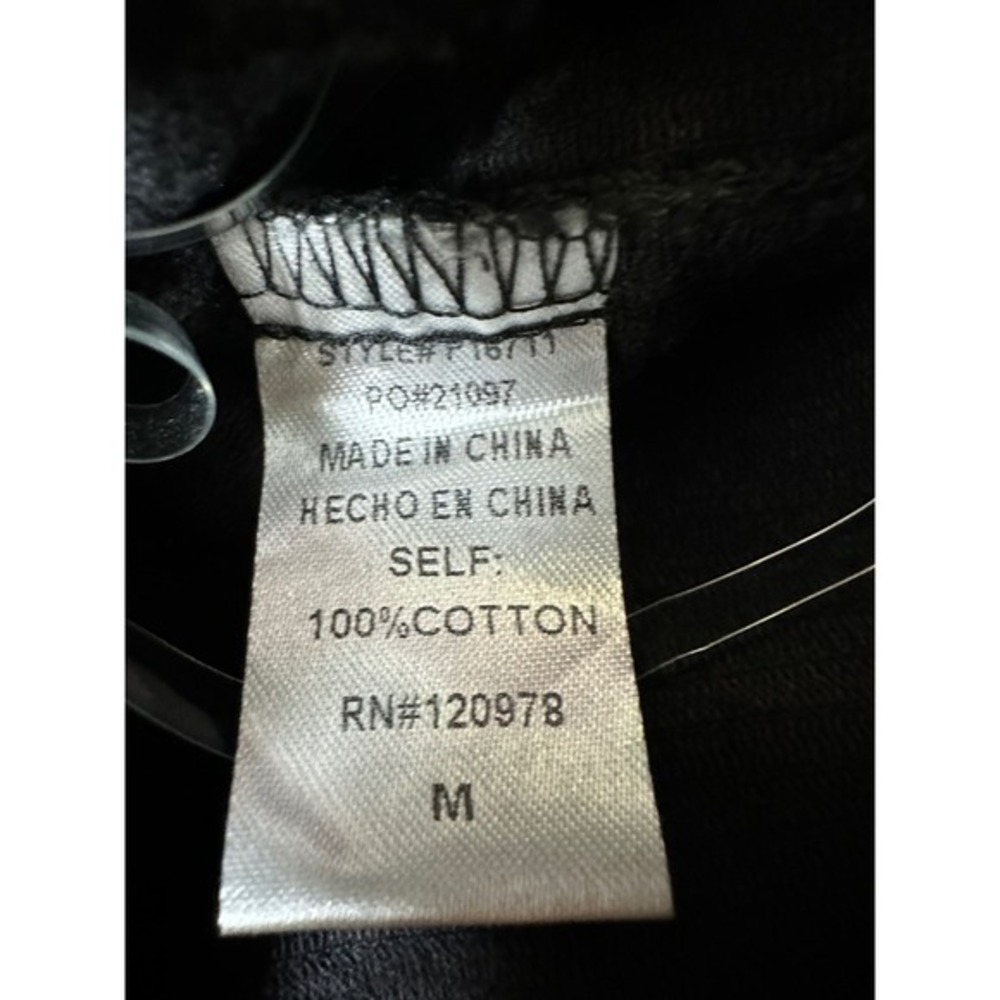 Entro Corduroy Pull On Shorts Black Elastic Waist Patch Pocket Casual - Picture 7 of 7